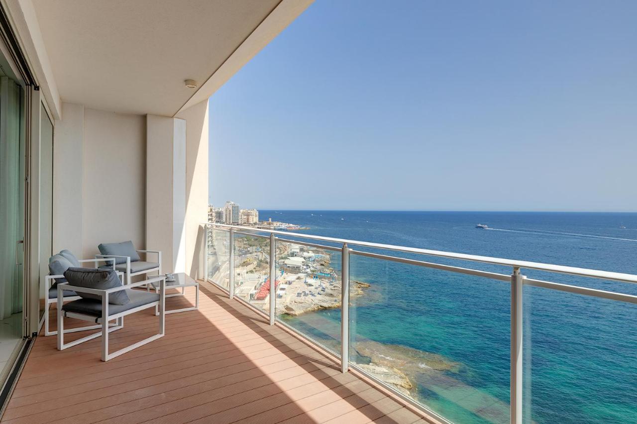 Super Luxury Apartment In Tigne Point, Amazing Sea Views Sliema Esterno foto