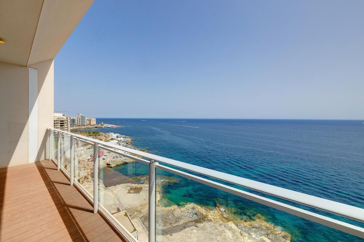 Super Luxury Apartment In Tigne Point, Amazing Sea Views Sliema Esterno foto
